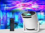 LED Starry Projection Lamp Galaxy Nebula Night Light with BT Speaker Remote Control V1263-JX-8004