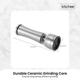 Kitchee Stainless Steel Salt Pepper Spice Grinder Mill - Adjustable Coarseness V238-SUPDZ-41086985568336