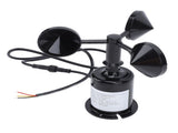 3 Cups Wind Speed Sensor Ultrasonic Sensor Weather Resistant High Accuracy Strong Pressure V1294-YM0901-3111240080411