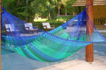 Outdoor undercover cotton Mayan Legacy hammock Family size Caribe V97-TJCARIBE