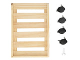 Mobile Computer Host Bracket Wooden CPU Stand with Good Heat Dissipation Performance for Office and V1294-YM0714-3116210065911