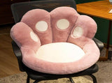 Cat Paw Cushion Chair Cushion Plush Cushion Home Decor Gift For Her Versatile - Pink - Size V1107-DSZ-CHAIR-N001-PNK1