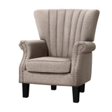 Artiss Armchair Wingback Beige Andrew UPHO-C-EMPO-TA