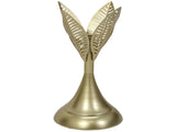 Aura Leaves Taper Candleholder 14x32cm V637-78721CDL