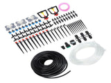 30m Drip Irrigation Kit Tubing Hose Nozzles Adapters Valves Drippers Set Garden Watering System V1294-YM0714-3111210221711