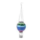Hanging Solar Lantern Decoration Iron Solar Hanging Light Lamp for Garden Yard Patio Outside Striped V1294-YM0901-3111240201312