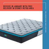 Queen Size 28cm GelZone Pocket Spring Mattress V912-SM-V01