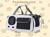 Cat and Dog Transport Bag - Travel Basket - Foldable Cat Transport Box - Cat Bag - Pet Carrier Bag V1188-MS101-02959-1