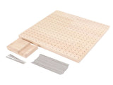 9.3in Rubber Wooden Crochet Blocking Board Crochet Accessories with 20pcs Steel Pins Stand for V1294-YM0706-3117230164611
