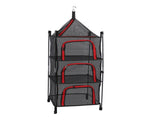 Hanging Drying Mesh Foldable 4 Layer Multifunctional Thickened Hanging Mesh Net for Clothes Fish Red V1294-YM0901-3117240230011