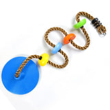 Tree Climbing Swing Rope Hanging Tree Swing, PP/PE, Anti-Slip Discs, Outdoor Adventure Gift. V1232-PSQQ-002