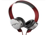 SOL Republic Tracks HD High Def V10 Headphones On Ear Wired Red V185-RED124103