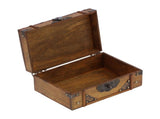 Wooden Box Antique Jewelry Storage Box Case Scene Props Dressing Table Home Decoration V1294-YM0901-3115210097411