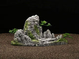 Landscape Model Artificial Aquarium Rocks Tortoise Climbing Reptile Resting Terrace Artificiales V1192-AZ-W-11053