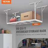 Overhead Garage Storage Rack, 91.44x243.84cm Garage Ceiling Storage Racks, Heavy Duty Adjustable V952-CKTHBCWJZBS36S0MYV0