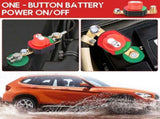 Battery Disconnect Switch with Gold Plated High Current Bars, Universal 12-48V DC Protection Switch, V1369-AZ3-W-12128