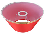 Fabric Lamp Shade European Style Modern Lampshade for E27 Table Lamp Floor Light SuppliesPX134 Red V1294-YM0901-3119210143019