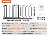 Baby Gate, 749-1229 mm Extra Wide, 762 mm High, Dog Gate for Stairs Doorways and House, Easy Step V952-LGXCWZLHS305B4PGBV0