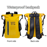 6.6 Gallon Outdoor Backpack, Detachable Shoulder Straps, Transparent Window & Buckle Clips, Suitable V1232-HWFSBB-001