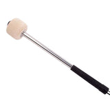 2 Pcs Bass Steel Drum,Wool Felt Drum Sticks with Stainless Steel Handle,Anti-slip Wool Drum V1370-AZ4-05364