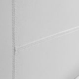 Double PU Leather Bed Frame White V63-761205