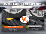 Upgraded Rubber Threshold Ramp, 8.9 cm Rise Door Ramp with 1 Channel, Natural Rubber Car Ramp with V952-XBLYPDGB1355X9T5NV0