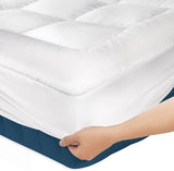 Luxury Mattress Topper Pillowtop Bedding Mat Pad Fitted Cover Underlay QUEEN V201-W13616859