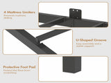 Walnut Single LED Corner Bed Frame in Black with 2 Storage Drawers and Charging Station LSB-59294