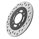 Replacement Iron Brake Disc for Go Kart Braking Systems, Silver Finish, 1 Set Durable and Reliable V1192-AZ-W-28317