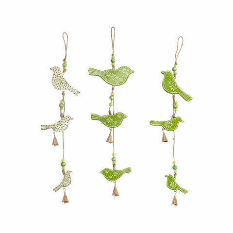 Set 3 Asst String of Hanging Birds 65cm V637-67528BRD