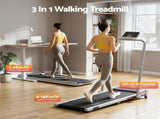 Everfit 3 in 1 Walking Pad Treadmill 12% Incline Foldable Under Desk Treadmills for Home Gym With TMILL-400H-2INC-L-SI