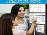 Monthly Planner & Weekly Planner Whiteboard Set Magnetic Planning Board Magnetic Monthly Planner V1188-MS101-01625-1