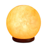 12V 12W 6.5" Ball Himalayan Pink Salt Lamp Carved Rock Crystal Light Bulb On/Off V238-SUPDZ-32745219522640