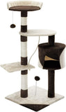 CARLA HOME 140cm Cat Tree for Indoor Cats with Plush Perch, Sisal Scratching Posts & Condo for V178-36381