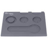 Coffee Tampers Mat Portable PVC Polished Back Antiskid Coffee Tamping Pad for Bar Cafe Home Grey V1294-YM0626-3118220323012