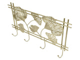 Wall Coat Rack Gingko Leef Design Premium Metal Sturdy Durable Elegant Style Fashionable Wall V1294-YM0714-3115210287211
