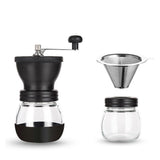 Ceramic Bean Coffee Grinder - Kitchen Manual Grinder with Compact Design V1263-JX-4433