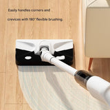 White Cordless Vacuum and Mop Combo - 6kPa Suction, 2000mAh Battery, 180&deg Flexible Floor Brush, V888-ELOSUNG53090