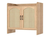 Levede 5 Tier Shoe Cabinet Wooden Double Door Storage Rack Organiser Entryway EA0286-OA-AU
