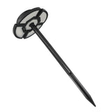 Solar Shed Light 2 in 1 Wall Mounted Ground Insert Round Shape ABS Exterior Front Porch Security V1294-YM0901-3119240010811