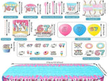 6 7 Birthday Party Decoration Set Reusable 6 7 Happy Birthday Decor Supplies with Balloon Banner V1366-AZ2-W-14917