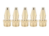 5Pcs Brass Fountain Nozzles Fan Shaped Water Fountain Nozzle Exquisite Fountain Head Sprinkler for V1294-YM0703-3111230069511