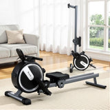 Everfit 16 Level Magnetic Rowing Machine for Home with App Connect Black ROWING-C-MAG-16L-DT-BK