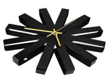 Living Room Clock Stainless Steel Silent Movement Creativity Wall Clock Modern DecorBlack V1294-YM0523-3115210218411