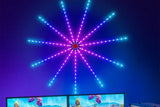 Two App Control Launch Burst Effect Color Changing USB Smart Firework Led Strip Lights with Remote V1263-JX-6738-2