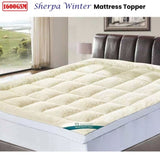 Ramesses 1200GSM Sherpa Winter Mattress Topper King V442-KIT-MATTRESST-1600GSMSHERPA-WHITE-KI