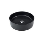 2023 Matte Black matte white matte Pink Green Gold Copper Round 360 mm Dia top counter basin V549-360MB