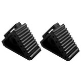 Heavy Duty Rubber Wheel Chock for Car and Truck, Portable Parking Block with Non- Grip Bottom, 1 Pc V1369-AZ3-W-13324