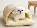 Cat Basket, Cat House, Cat Bed, Puppy Bed Cave, Nest-shaped Crate, for Daily Pet Care and Home Use, V1189-LC-DG-00261