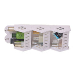 Wall Mounted Bathroom Shelf Waterproof Rustproof Adjustable Layer Height Storage Rack for Toilet V1294-YM0901-3117230254011